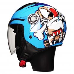 FR-205 DOG BLUE / ÇOCUK KASKI / YARIM KASK