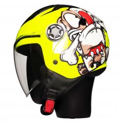 FR-205 DOG YELLOW / ÇOCUK KASKI / YARIM KASK