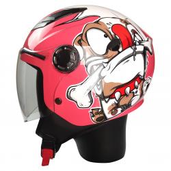 FR-205 DOG PINK / ÇOCUK KASKI / YARIM KASK