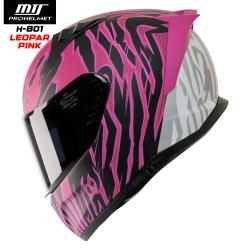 M-801 SNAKE-LEOPAR PINK-FULL FACE