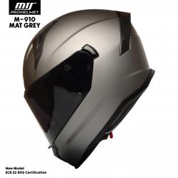 M-910 MAT GREY MODEL FULL FACE