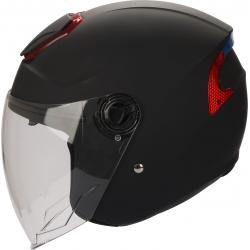 RSV-618 - MAT BLACK - YARIM KASK