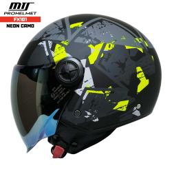 FX-101 - NEON CAMO - YARIM KASK