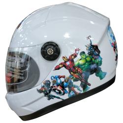 SY-110 WHITE / ÇOCUK KASKI / FULL FACE KASK